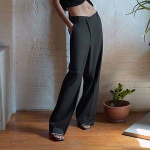 Zara Asymmetrical Wide Leg Pants